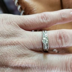 Diamond wedding set